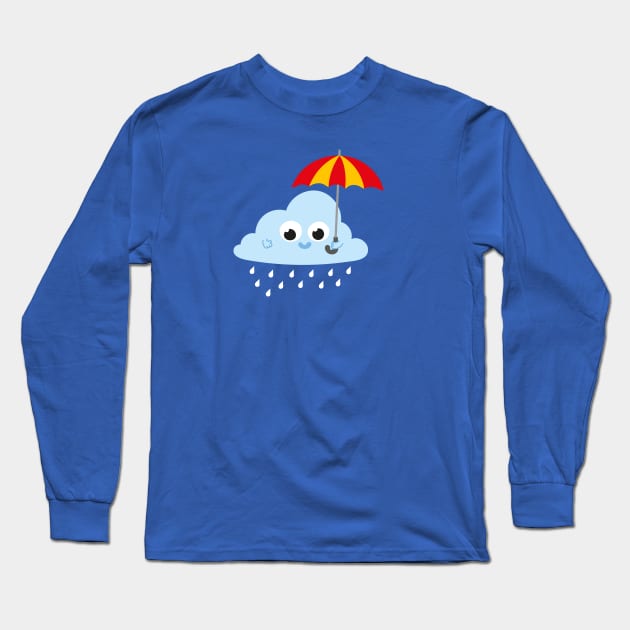 Cloud umbrella Long Sleeve T-Shirt by marvandraw